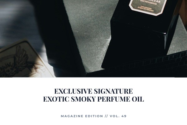 exclusive signature exotic smoky perfume oil